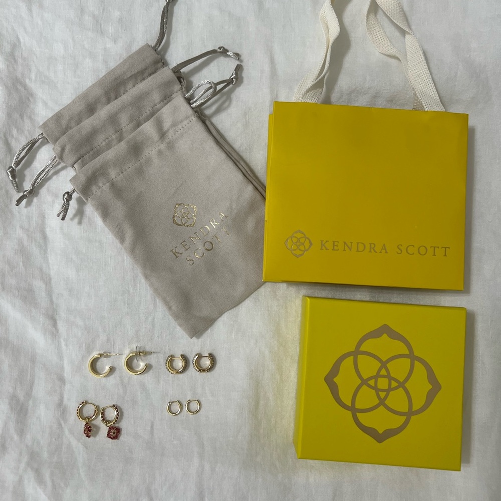 Kendra Scott earring haul